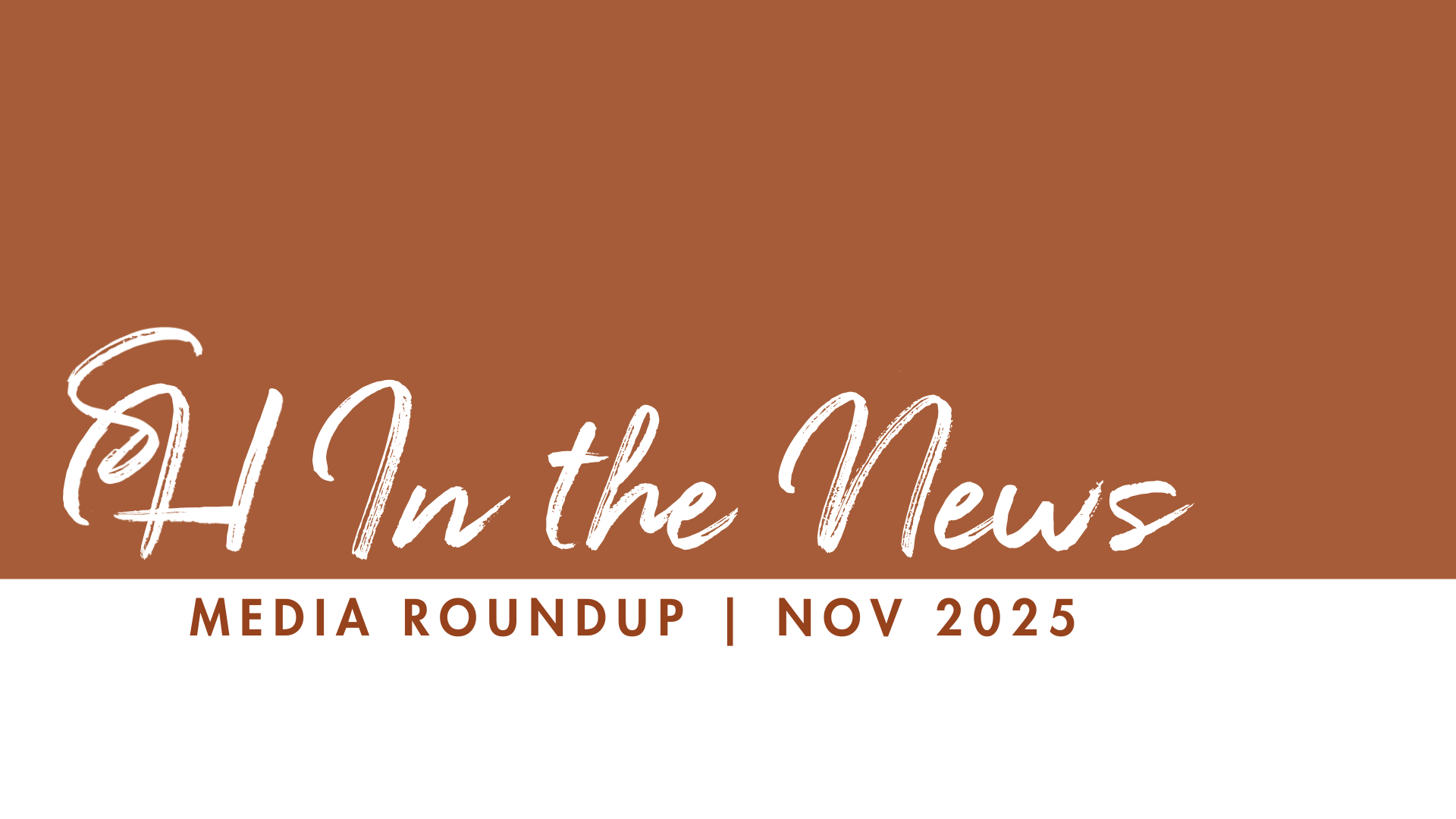 SH In the News header